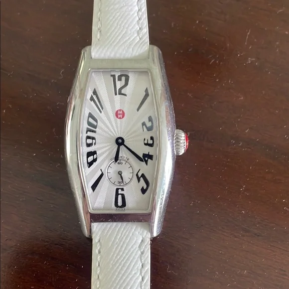 Michele Silver and White Women's Watch - Picture 2 of 9
